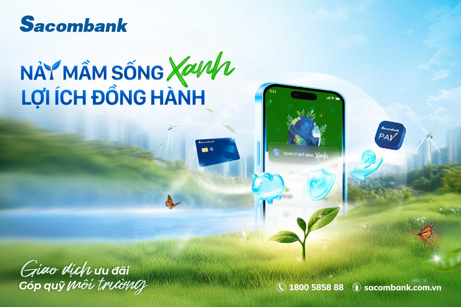 Sacombank ra mắt gói tài chính xanh, hiện thực hóa cam kết phát triển bền vững ESG